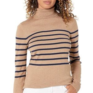 🤎 (NWOT) Striped Turtleneck Knit Sweater